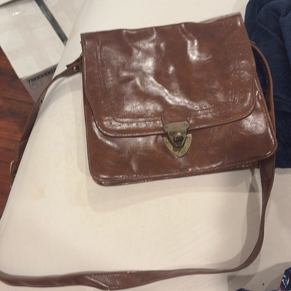 New leather bag never worn